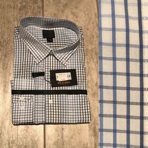 FX Fusion Blue Multi Check Long Sleeve Shirt